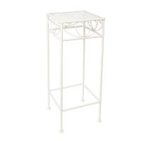 Flower stand SANDY 23x23xH60cm, antique white