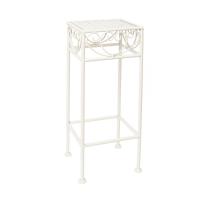 Flower stand SANDY 18x18xH50cm, antique white