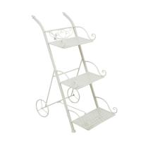 Flower stand SANDY 35x55xH79cm, antique white