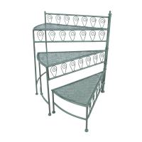 Shelf MINT 56x31xH65cm, antique green