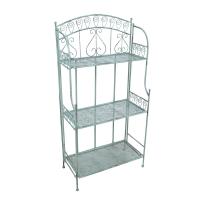 Shelf MINT 59x31xH117cm, antique green